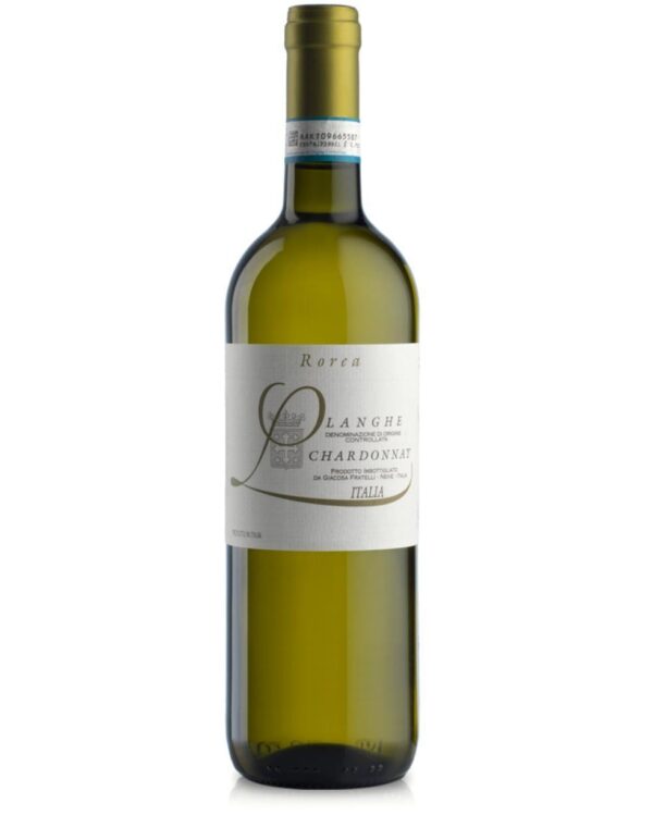 Fratelli Giacosa Chardonnay Rorea bottiglia di vino bianco prodotta in italia, in Piemonte nelle langhe da uve chardonnay