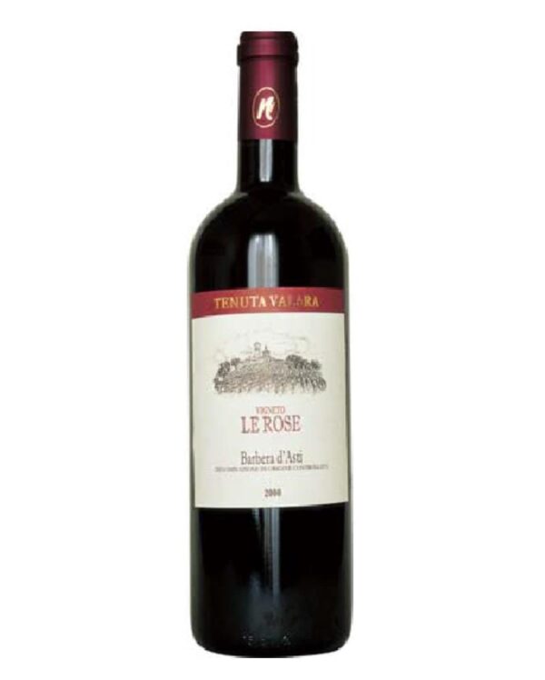 fratelli natta barbera d'asti le rose bottiglia di vino rosso prodotto in Italia, nel monferrato in Piemonte
