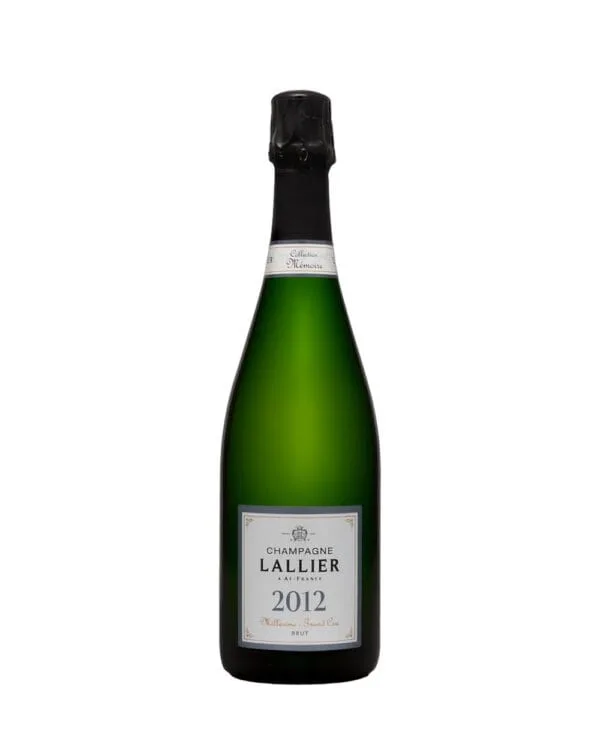 lallier champagne millesime grand cru brut 2012 bottiglia di spumante bianco prodotto in Francia, in Champagne