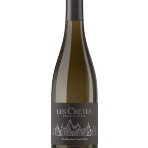 les cretes chardonnay cuvee bois bottiglia di vino bianco prodotto in Italia, nella Valle D'Aosta