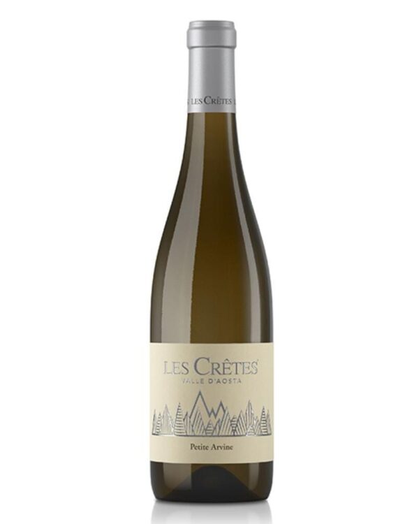 Les Cretes Petite Arvine bottiglia di vino bianco prodotto in Italia, nella Valle D'Aosta
