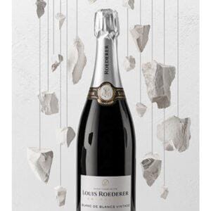 Louis Roederer Champagne Blanc de Blancs Brut 2015 bottiglia di champagne prodotto in Francia