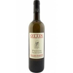 Ottin Petite Arvine bottiglia di vino bianco prodotto in Italia, in Valle D'Aosta
