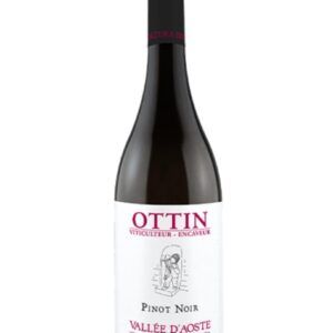 ottin pinot noir bottiglia di vino rosso prodotto in Italia, in Valle D'Aosta