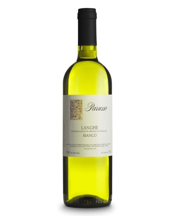 parusso langhe sauvignon bottiglia di vino bianco prodotto in Italia, nella zona delle Langhe in Piemonte