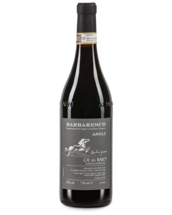 ca del baio Barbaresco Asili 2019 bottiglia di vino rosso prodotta in Italia, nella zona delle Langhe in Piemonte