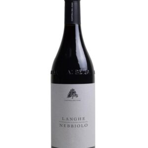 cantina del pino langhe nebbiolo bottiglia di vino rosso prodotto in Italia, nelle Langhe piemontesi