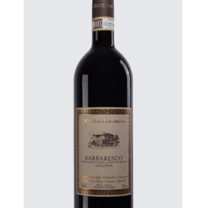 castello di neive barbaresco gallina bottiglia di vino rosso prodotto in Italia, nelle Langhe piemontesi