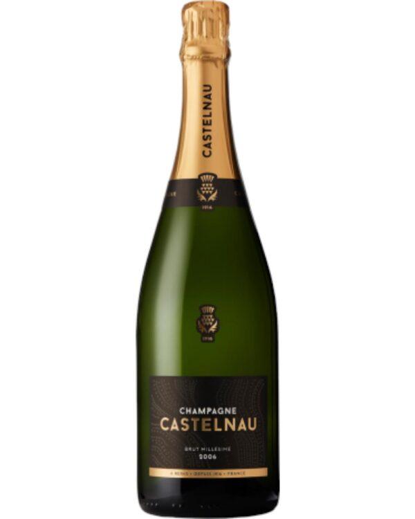 castelnau champagne millesimè brut bottiglia di champagne prodotto in Francia