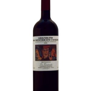 la cantinetta grignolino del monferrato bottiglia di vino rosso prodotto in Italia, nel monferrato