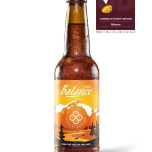 biere grand st bernard birra ambrata balance bottiglia di birra prodotta in Italia, nella valle d'aosta