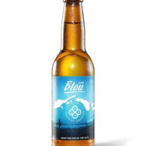 biere grand st bernard birra bianca blou bottiglia di birra prodotta in Italia, nella valle d'aosta