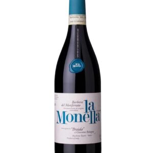 braida barbera vivace la monella bottiglia di vino rosso vivace prodotto in Italia, nel monferrato astigiano