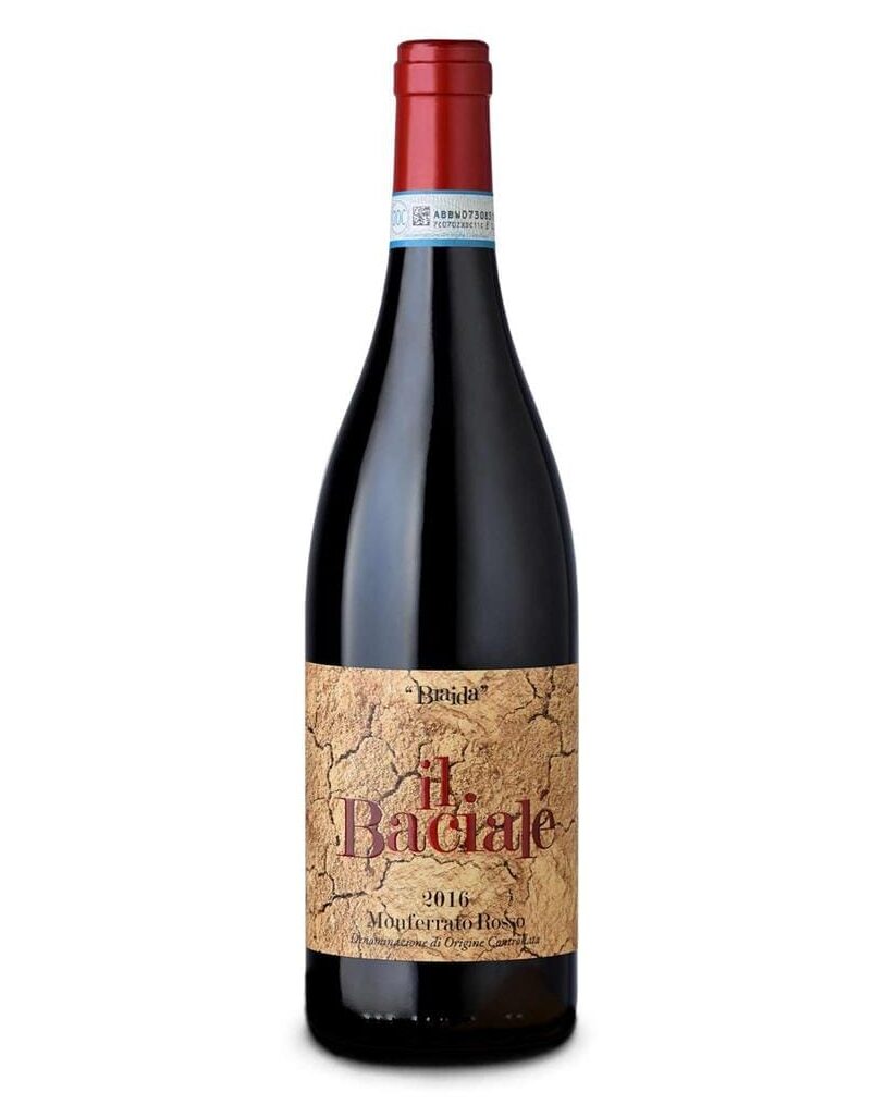 Braida Monferrato rosso Il Bacialè 2019 Incredibile 1 braida monferrato rosso il bacialè bottiglia di vino rosso prodotto in Italia, nel monferrato astigiano