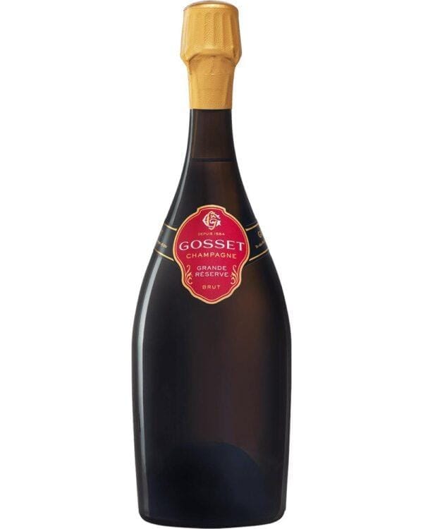 Gosset Champagne Grande Reserve Brut bottiglia di vino bianco spumante prodotta in Francia nella zona dello Champagne