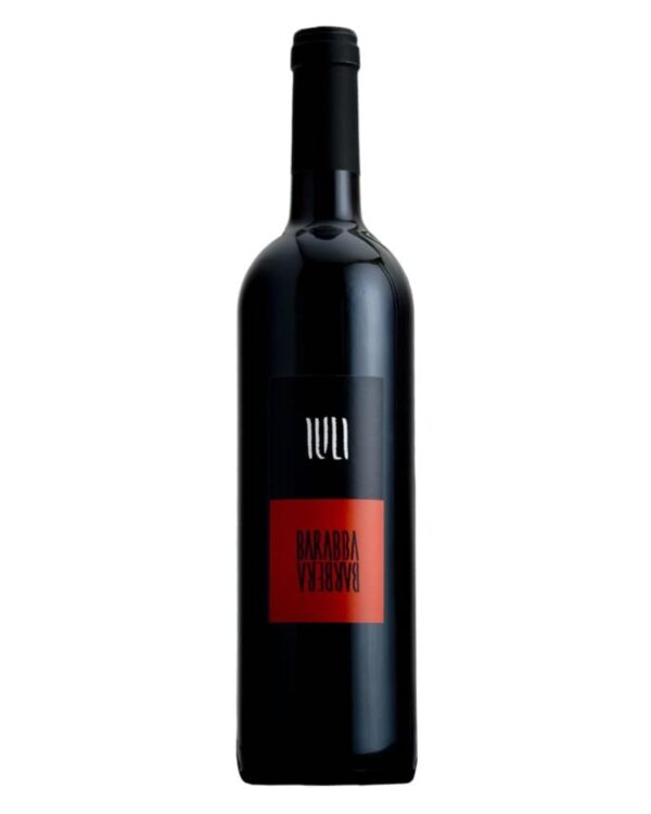 iuli barbera barabba bottiglia di vino rosso prodotto in Italia, nel monferrato