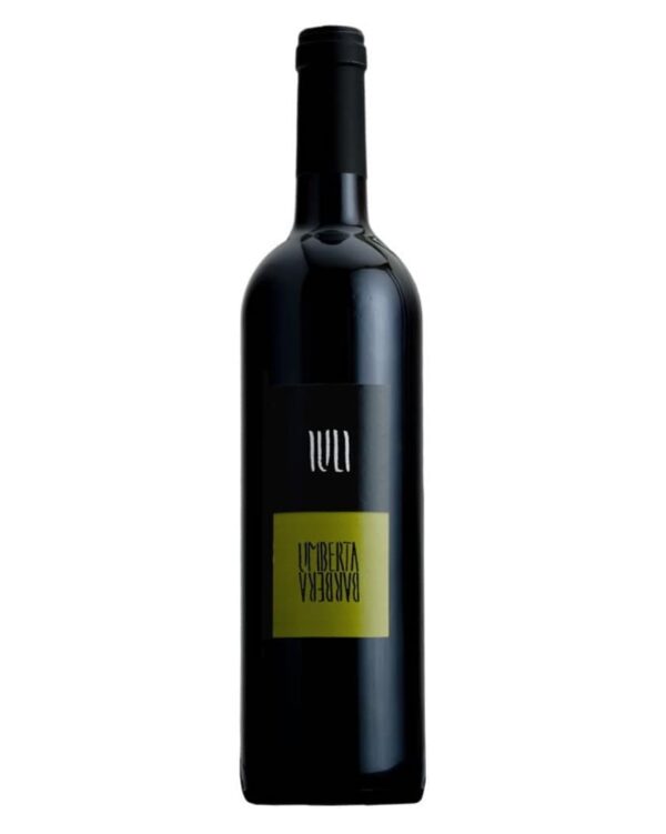 iuli barbera umberta bottiglia di vino rosso prodotto in Italia, nel monferrato
