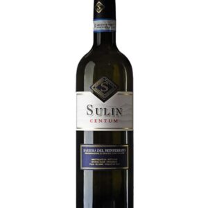 Sulin barbera centum bottiglia di vino rosso prodotto in Italia, nel Monferrato in piemonte