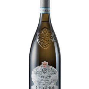 cà dei frati lugana i frati bottiglia di vino bianco prodotto in Italia, nella zona del Lago di Garda