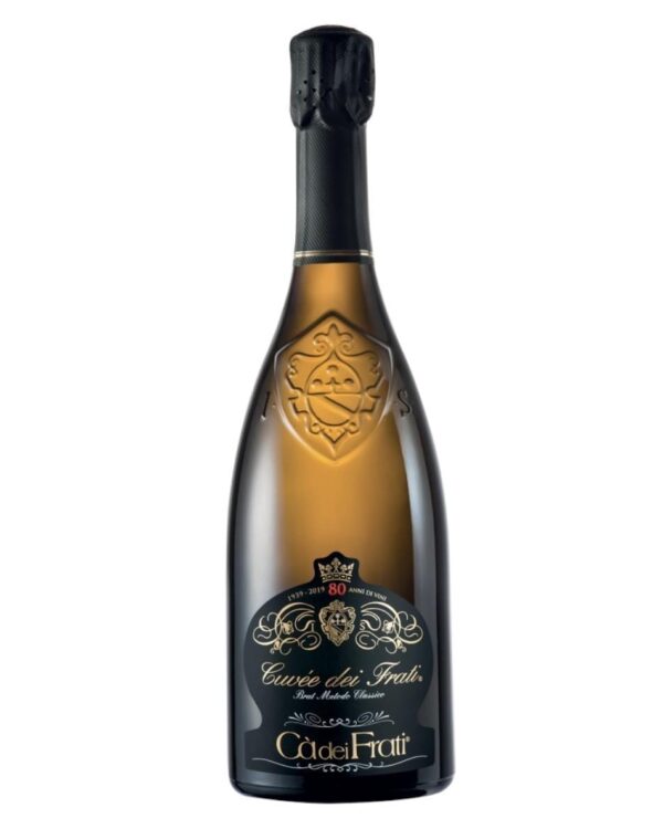 cà dei frati spumante cuvee dei frati bottiglia di spumante prodotto in Italia, nella zona del Lago di Garda