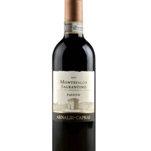 arnaldo caprai montefalco sagrantino passito bottiglia di vino dolce da dessert prodotto in Italia, in Umbria