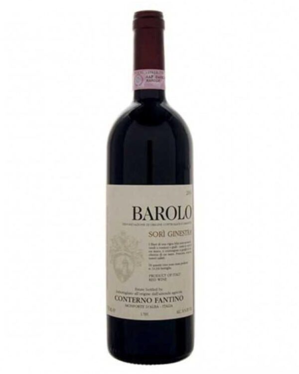 conterno fantino barolo sorì ginestra bottiglia di vino rosso prodotto in Italia, nella zona delle Langhe in Piemonte