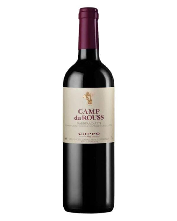 coppo barbera camp du rouss bottiglia di vino rosso prodotto in Italia, in Piemonte