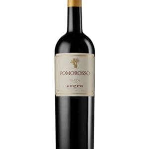 coppo nizza pomorosso bottiglia di vino rosso prodotto in Italia, nella zona di Nizza in Piemonte