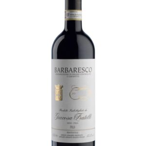 fratelli giacosa barbaresco bottiglia di vino rosso prodotto in Italia, nella zona delle Langhe in Piemonte
