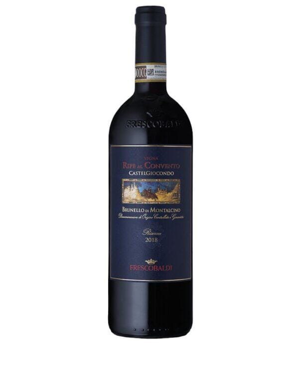 frescobaldi brunello di montalcino riserva ripe al convento bottiglia di vino rosso prodotto in Italia, in Toscana