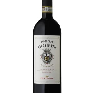 frescobaldi chianti rufina riserva nipozzano vecchie viti bottiglia di vino rosso prodotto in Italia, in Toscana