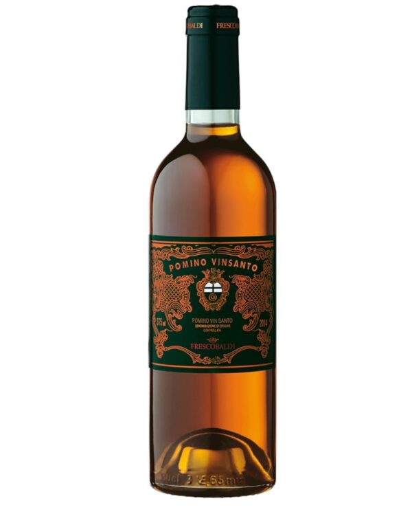 frescobaldi pomino vinsanto bottiglia di vino dolce da dessert prodotto in Italia, in Toscana