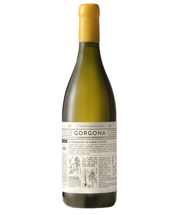 frescobaldi toscana bianco gorgona bottiglia di vino bianco prodotto in Italia, in Toscana