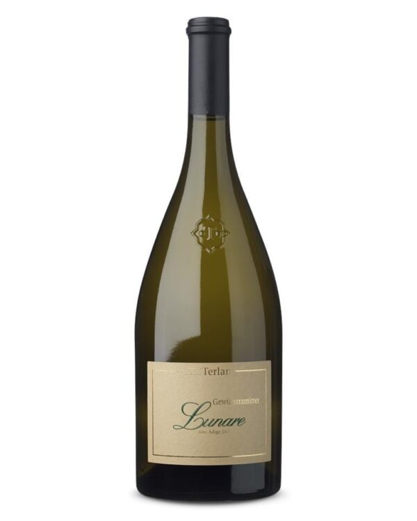 terlano gewurztraminer lunare bottiglia di vino bianco prodotto in Italia, in Alto Adige