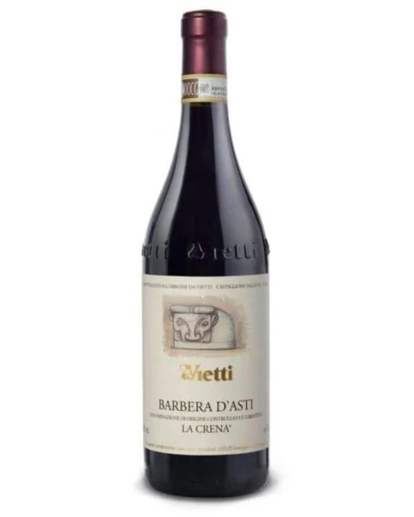 vietti barbera d'asti la crena bottiglia di vino rosso prodotto in Italia, nella zona del Monferrato in Piemonte