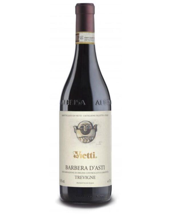 vietti barbera d'asti tre vigne bottiglia di vino rosso prodotto in Italia, nella zona del Monferrato in Piemonte