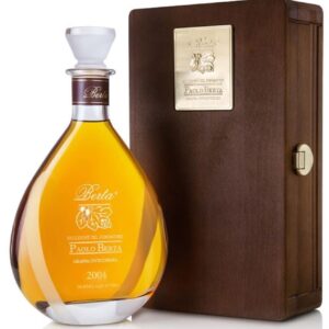 berta grappa Paolo Berta bottiglia di distillato prodotto in Italia, nella zona del monferrato astigiano in Piemonte