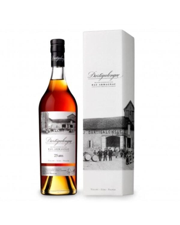 dartigalongue bas armagnac 25 yo bottiglia di distillato prodotto in Francia, nella zona di Armagnac