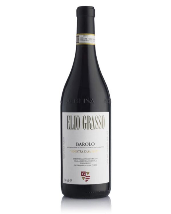elio grasso barolo ginestra casa matè 2019 bottiglia di vino rosso prodotto in Italia, nella zona delle Langhe in Piemonte