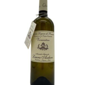 laura aschero vermentino bottiglia di vino bianco prodotto in Italia, nella riviera di ponente in Liguria