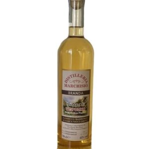marchisio grappa di vespolina barricata bottiglia di distillato prodotto in Italia, nella zona del biellese in Piemonte