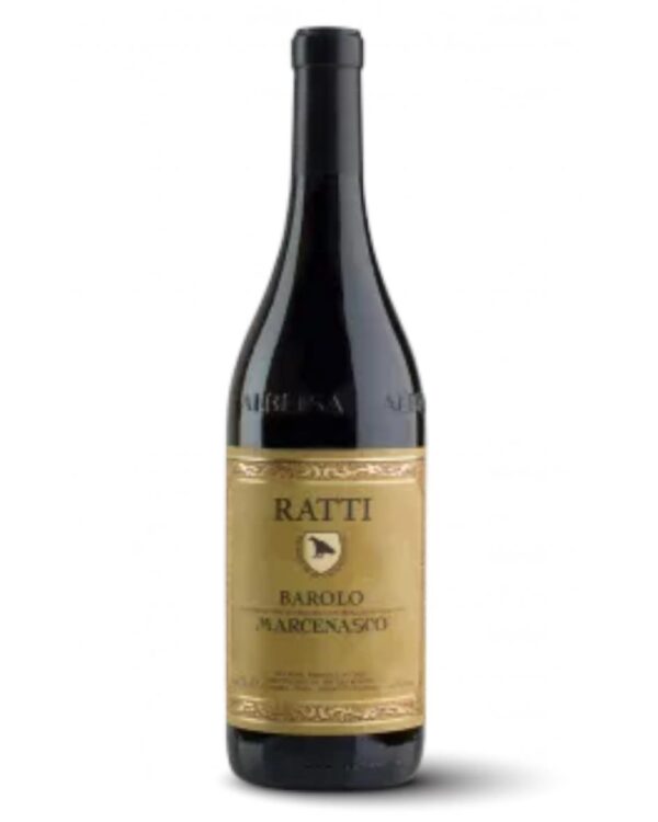 renato ratti barolo marcenasco 2019 bottiglia di vino rosso prodotto in Italia, nella zona delle Langhe in Piemonte