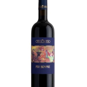 tua rita Per Sempre bottiglia di vino rosso prodotto in Italia, in Toscana