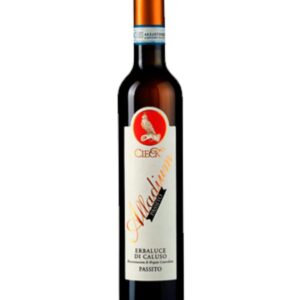 cieck passito alladium bottiglia di vino dolce da dessert prodotto in Italia, in Piemonte