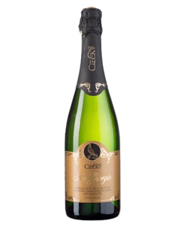 cieck spumante san giorgio brut bottiglia di spumante prodotto in Italia, in Piemonte