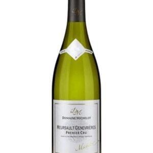 Domaine Michelot Mersault 1er cru Genevrieres bottiglia di vino bianco prodotto in Francia, in Borgogna