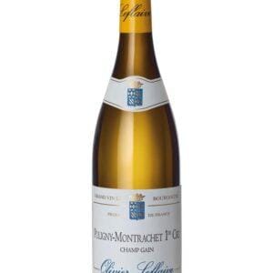 olivier leflaive puligny montrachet 1er cru champ gain bottiglia di vino bianco prodotto in Francia, in Borgogna