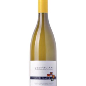 vigneti massa derthona bottiglia di vino bianco prodotto in Italia, in Piemonte