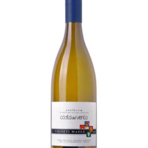 vigneti massa timorasso costa del vento bottiglia di vino bianco prodotto in Italia, in Piemonte