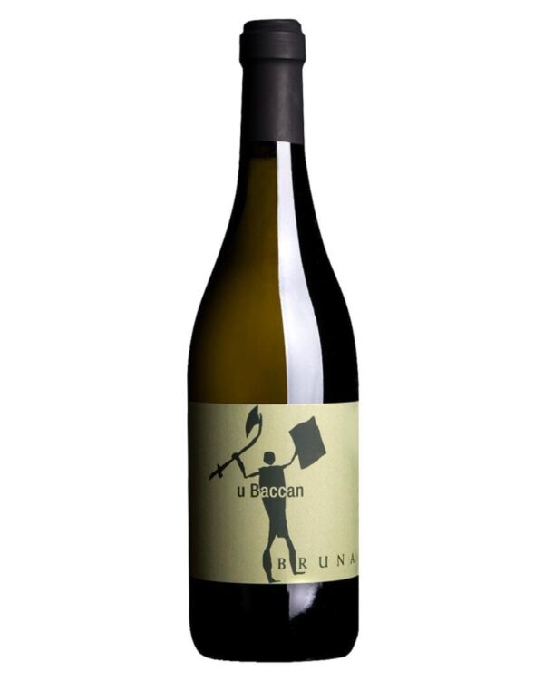 bruna pigato u baccan bottiglia di vino bianco prodotto in Italia, nella riviera di ponente in Liguria